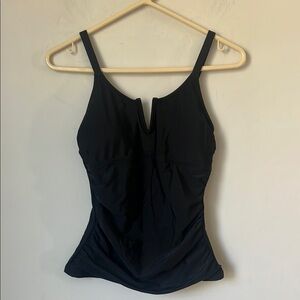 Beachsissi Women's Ruched Design Swimwear Tummy Control Solid Tankini Sz Sm ♦️